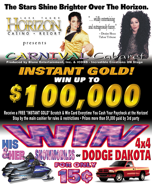 Horizon Casino Resort Combo Advertisement
